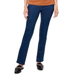 Denim & Co. Signature Perfect Flex Pull-On Jeans Deep Indigo - Petite
